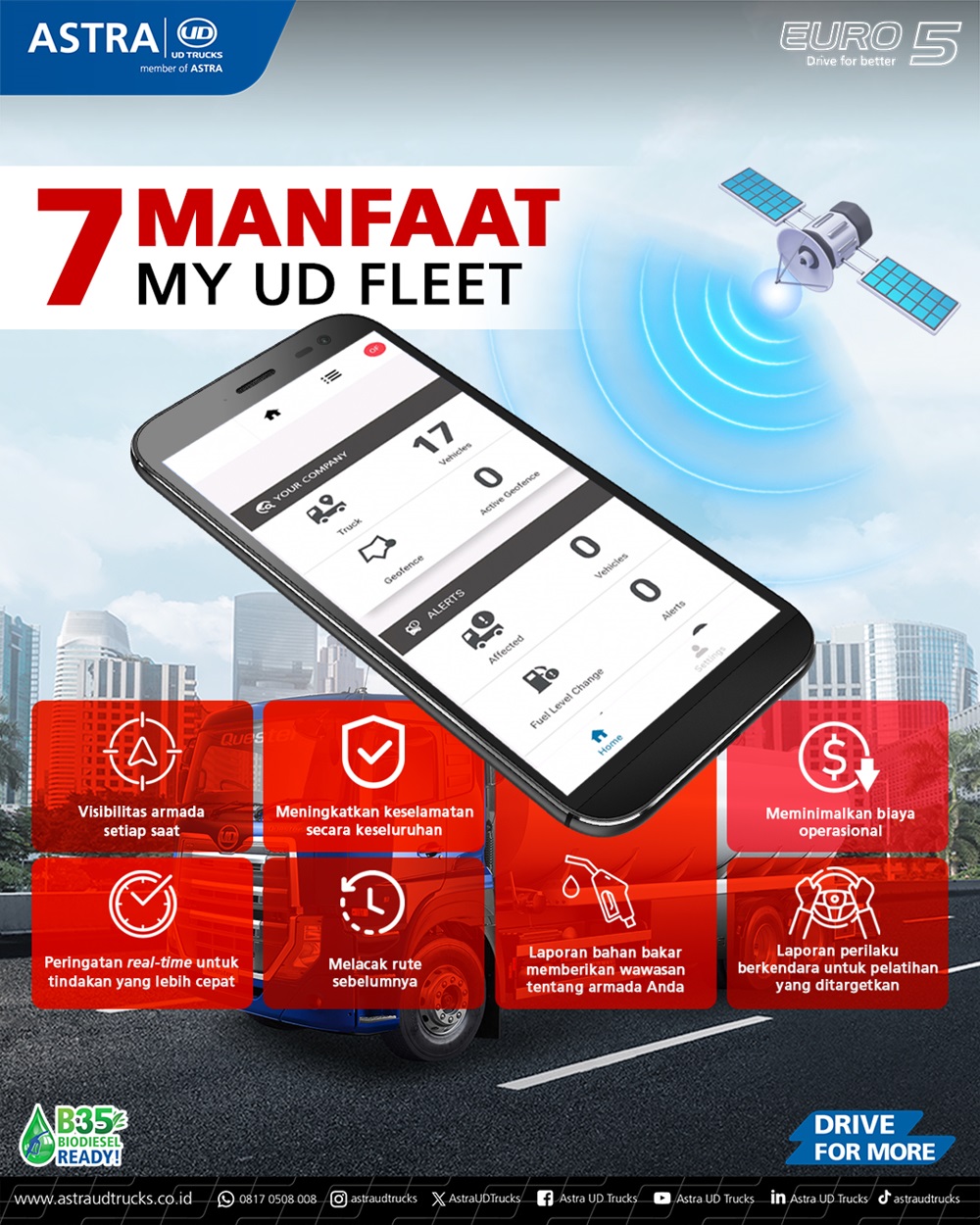 7 Manfaat Aplikasi My UD Fleet, Mudahkan Cek Kondisi Truk Anda
