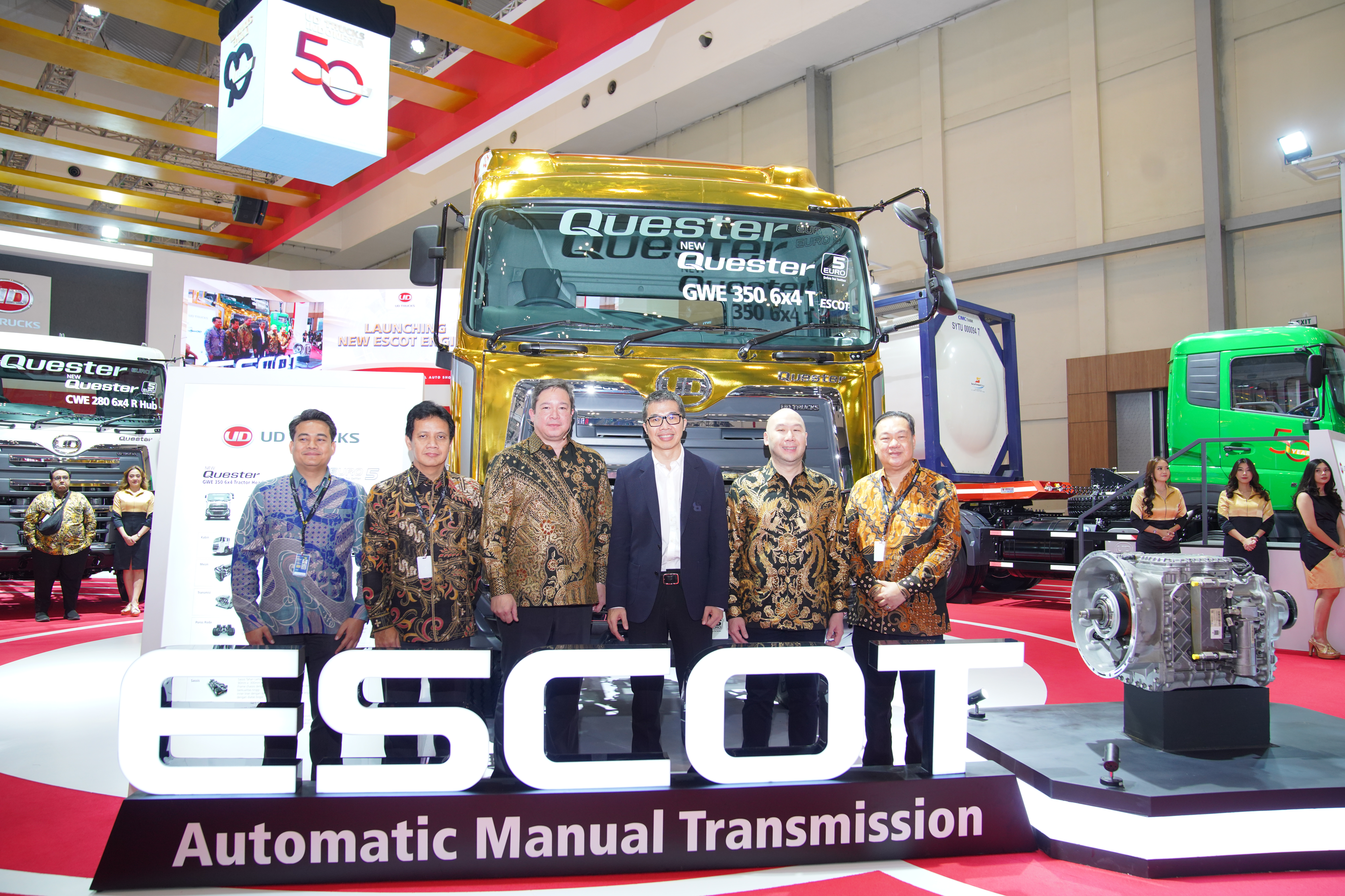 UD Trucks Luncurkan Quester 350 ESCOT Euro 5 di GIIAS 2025: Perpaduan Inovasi, Efisiensi, dan Komitmen Ramah Lingkungan di  Momen 90 Tahun Global dan 50 Tahun di Indonesia